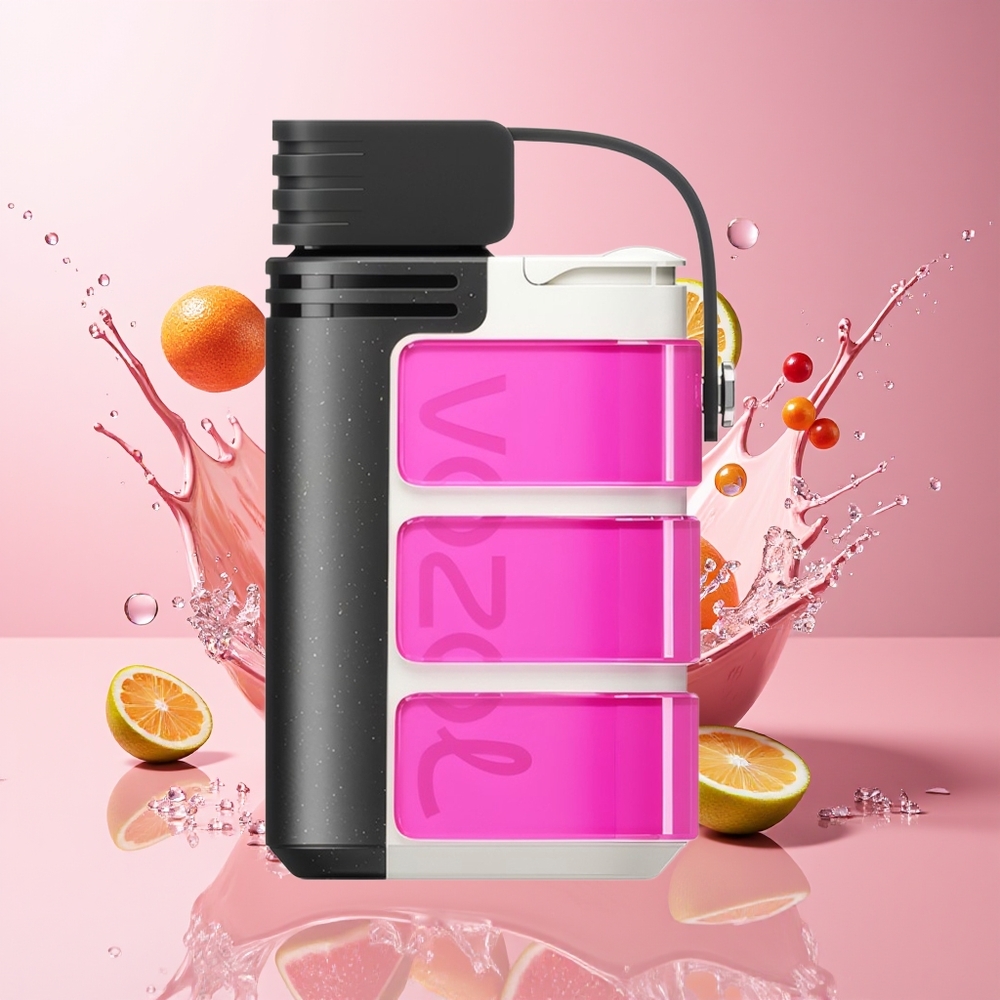 VOZOL GEARS 4000C/6000C Engangs Vape Roserosa Norge Engros 500mAh 4000/6000 Puffs