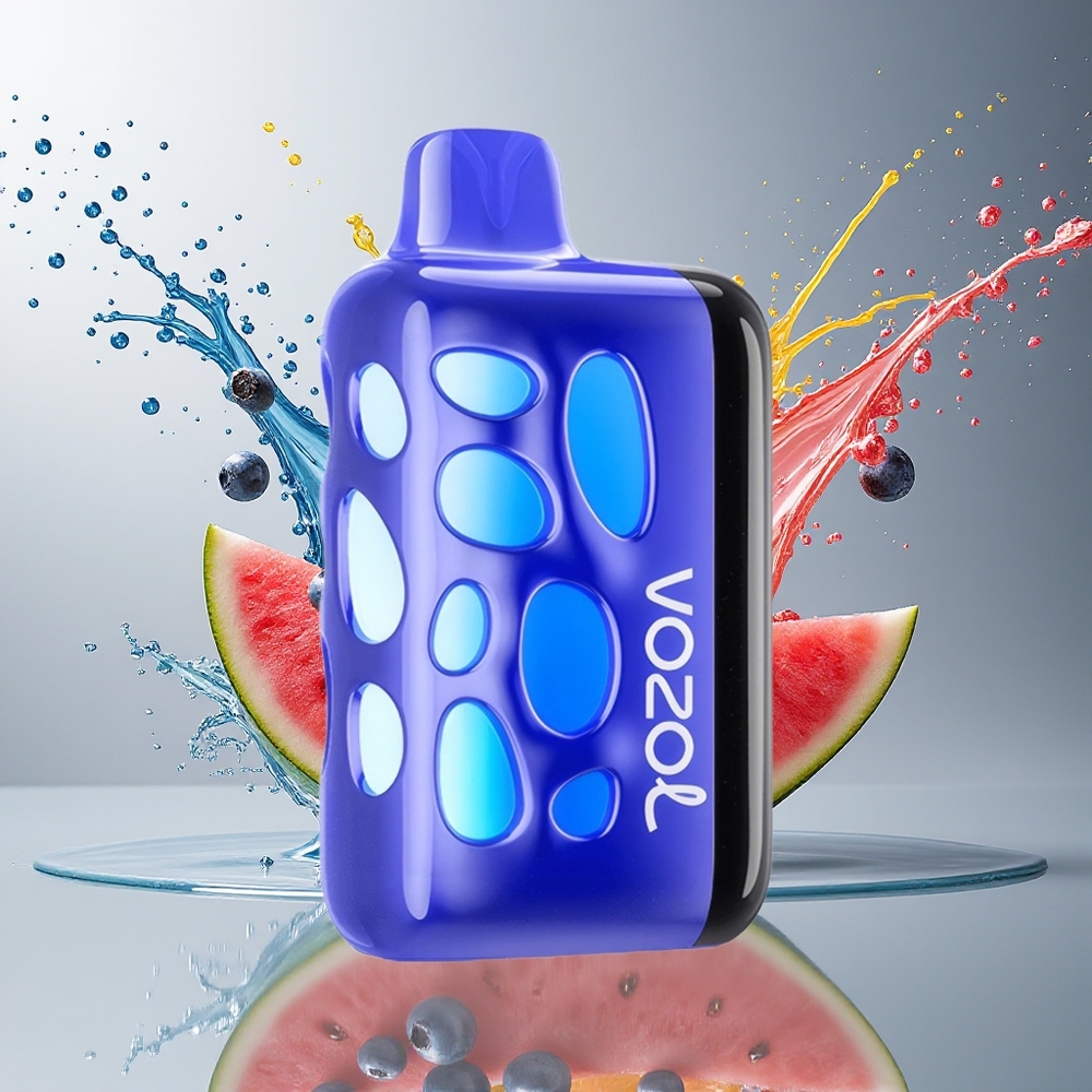 VOZOL RAVE 40000 Norge Engros Blåbær Vannmelon Beat-Synced Party Mode 1000mAh