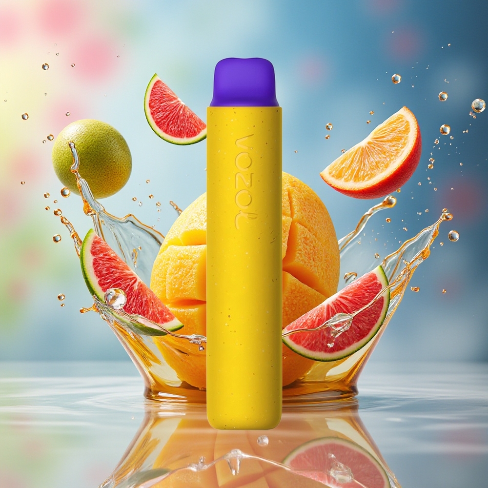 VOZOL STAR 2000 Engros Norge Engangsdamper Mango Is Silky Touch 2000 Puffs
