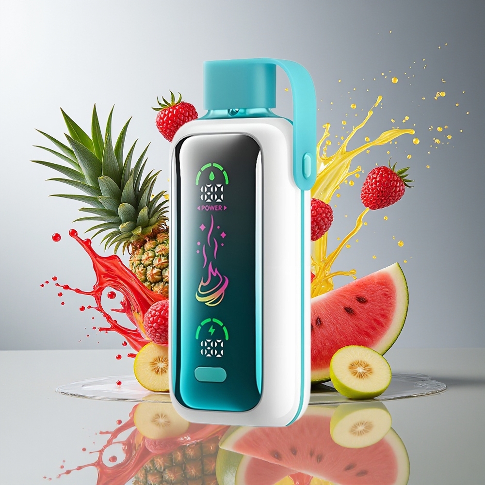 VOZOL Star 20000 Puffs Norge Engros 2.2" HD-speilskjerm Dual Mesh 650mAh Bringebær Eple Vannmelon Ananas
