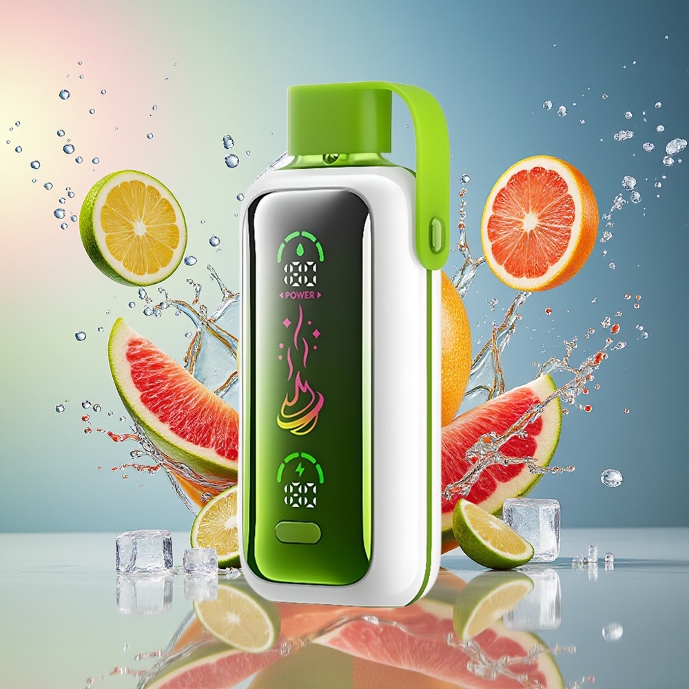 VOZOL Star 20000 Puffs Norge Engros Dobbel Eple Is 2.2" HD Speilskjerm Dual Mesh 650mAh