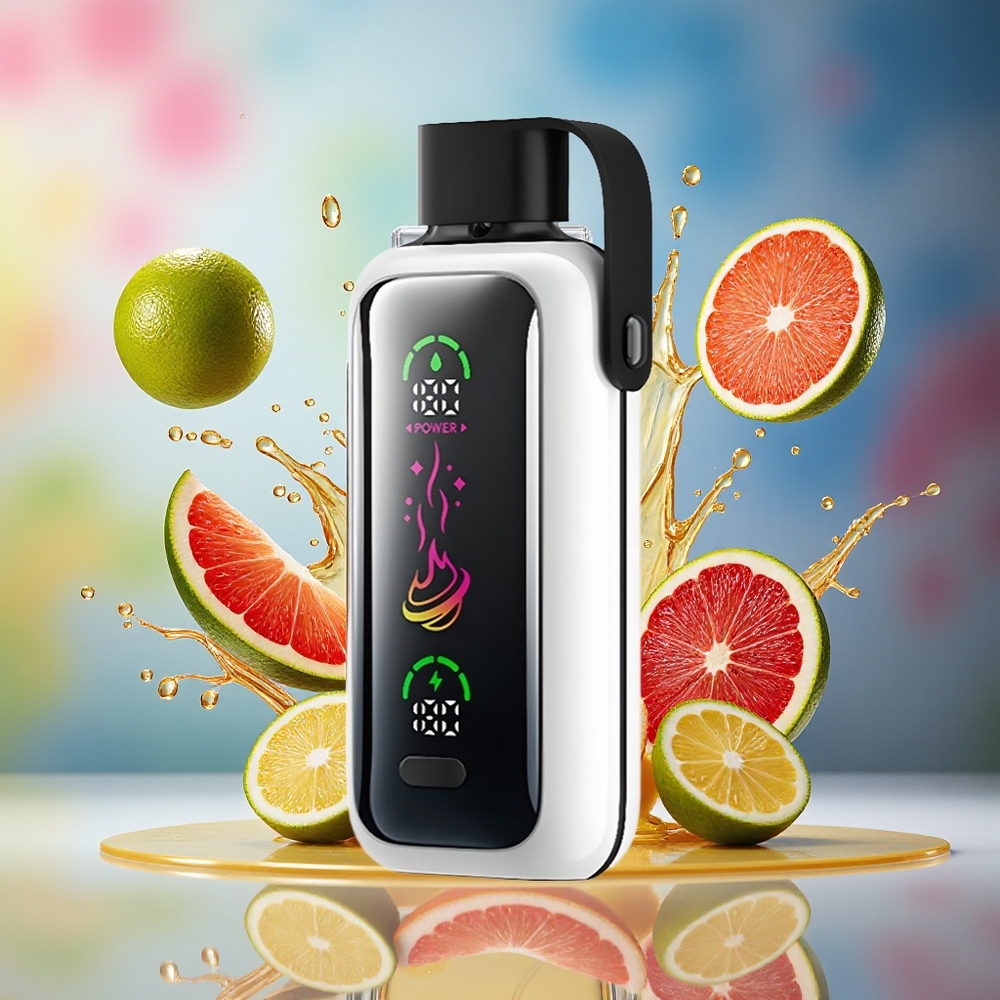 VOZOL Star 20000 Puffs Norge Engros HD skjerm Dual Mesh Batteri 650mAh Sitron