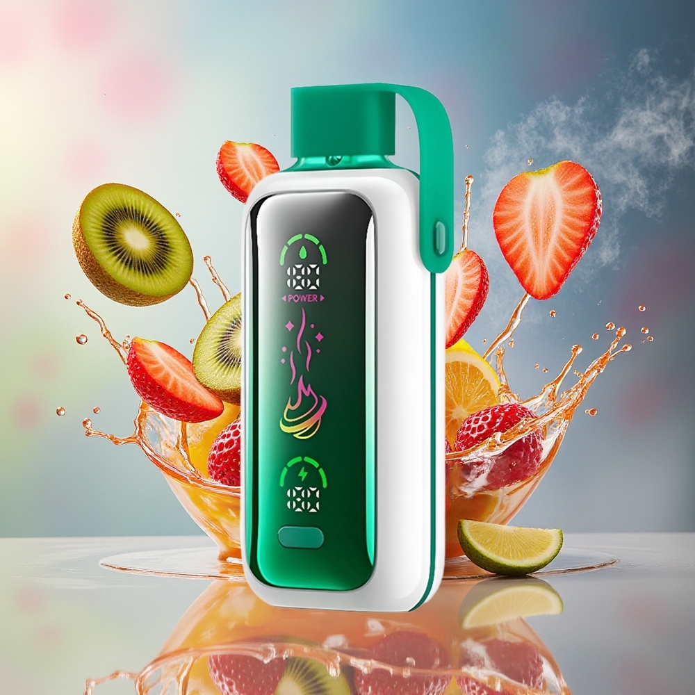 VOZOL Star 20000 Puffs Norge Engros HD skjerm Dual Mesh Jordbær Kiwi
