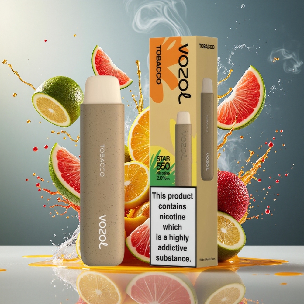 VOZOL STAR 550 Nedbrytbar Batteri 2ML Norge Engros