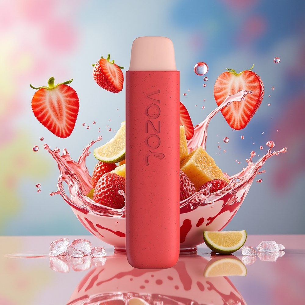 VOZOL STAR 550 Nedbrytbar Batteri 450mAh Norge Engros Jordbær Iskrem
