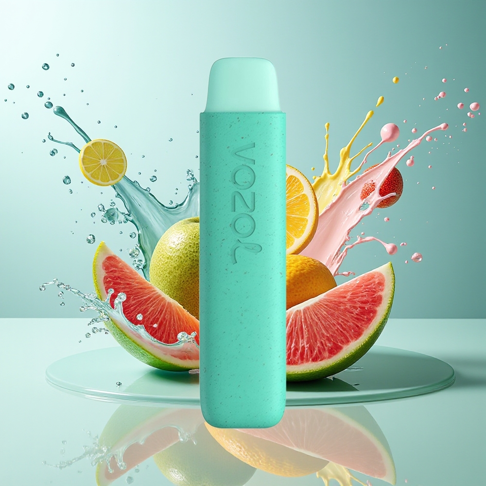 VOZOL STAR 550 Nedbrytbar & Demonterbar 2ML 450mAh 550 Puffs Kjølig Mynte Norge Engros