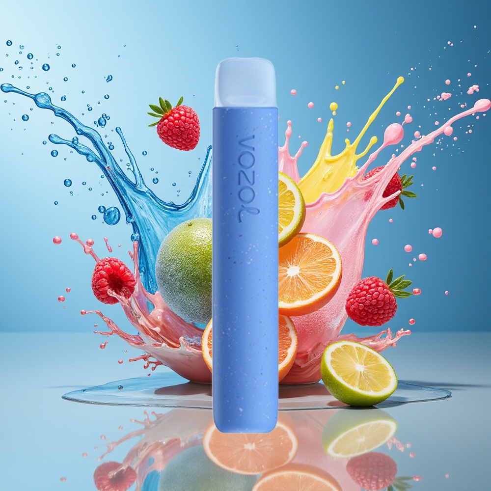 VOZOL STAR 600 Norge Engros Blå Bringebær Sitron Mesh Coil 2ML 500mAh 600 Puffs