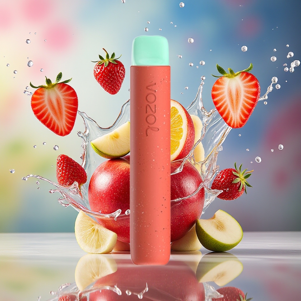 VOZOL STAR 600 Norge Engros Eple Jordbær VAMT Mesh 2ML 500mAh 600 Puffs