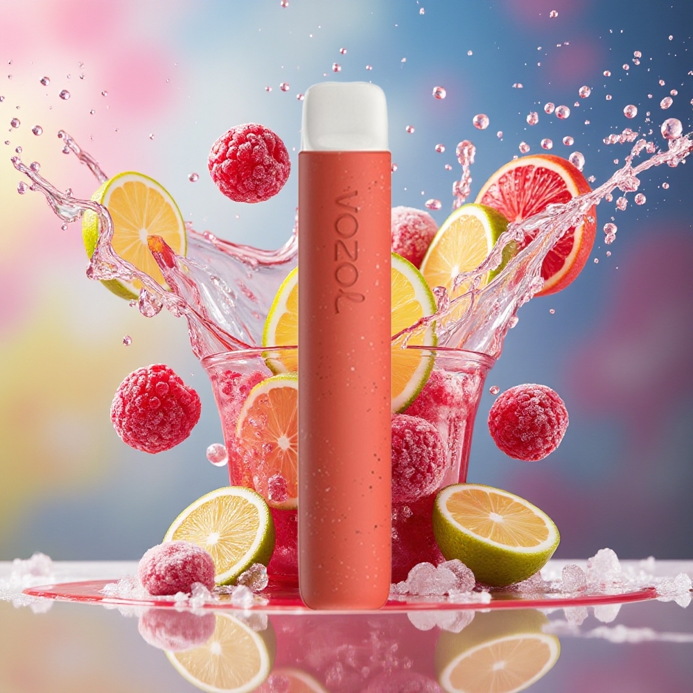 VOZOL STAR 600 Norge Engros Tyttebær Sitron Is Mesh Coil 2ML 500mAh 600 Puffs