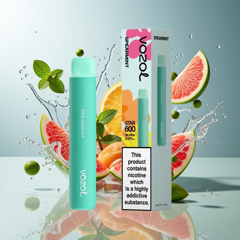 VOZOL STAR 600 Norge Engros VAMT Mesh Coil 2ML 500mAh Grønnsaksmynte