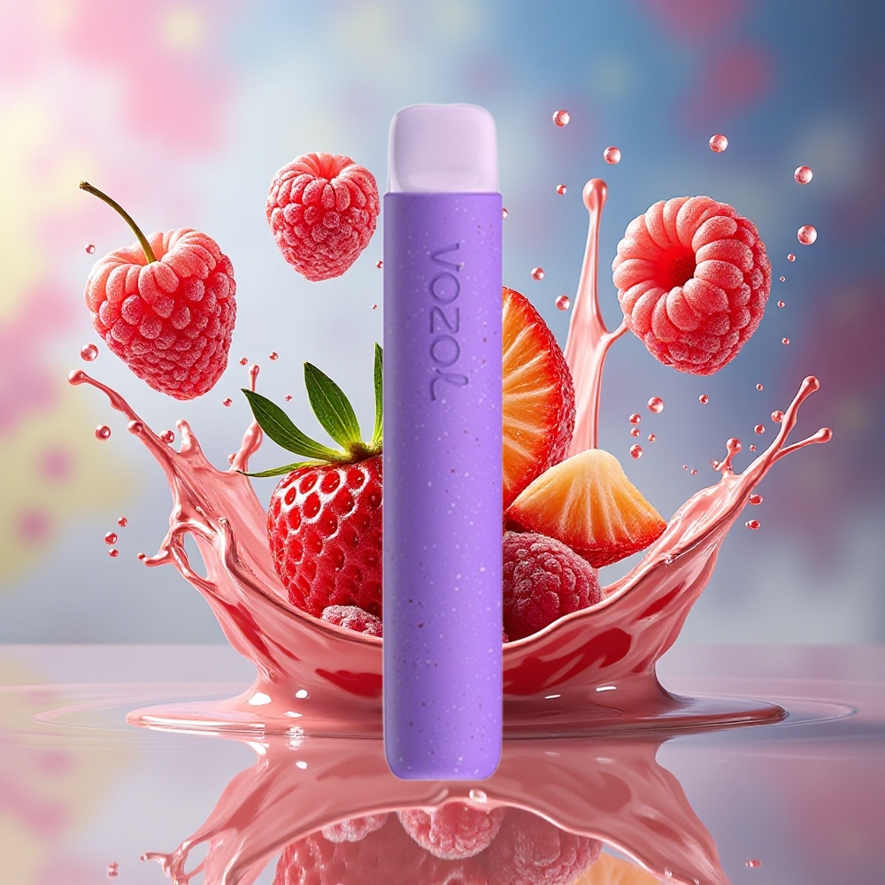 VOZOL STAR 600 Norge Engros VAMT Mesh Jordbær Bringebær Kirsebær 2ML 500mAh 600 Puffs