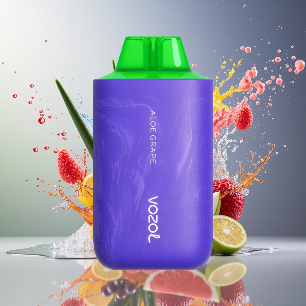 VOZOL STAR 6000/8000 V2 Engangs Vape Norge Engros Aloe Drue 65% PCR 14/16ML 500mAh 0/20/50mg