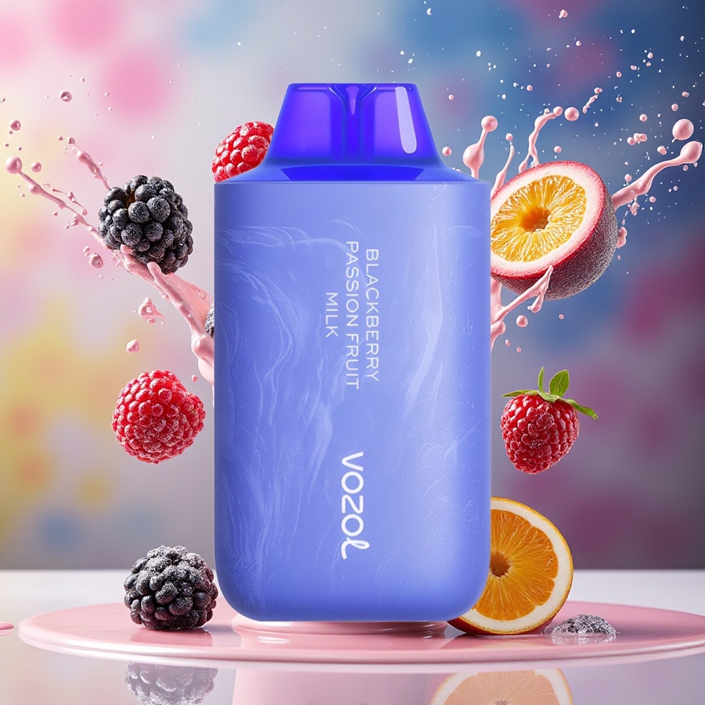 VOZOL STAR 6000/8000 V2 Norge Engros 65% PCR 14/16ML 500mAh 6000/8000 Puffs Bjørnebær Pasjonsfrukt Melk