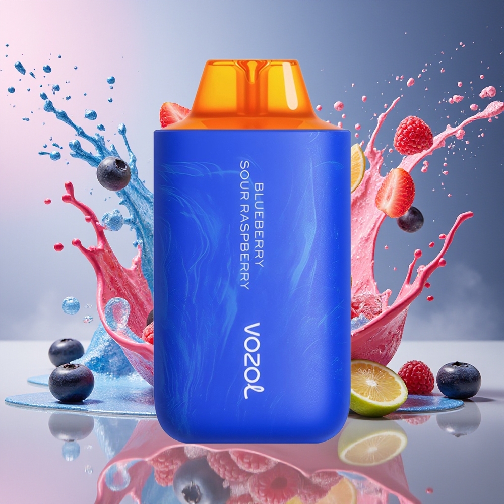VOZOL STAR 6000/8000 V2 Norge Engros 65% PCR Blåbær Sur Bringebær 14/16ML 500mAh 0/20/50mg