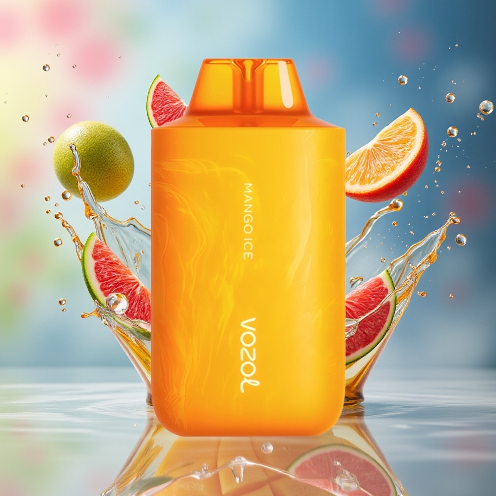 VOZOL STAR 6000/8000 V2 Norge Engros Engangsdamp Mango Is 14/16ML 6000/8000 Puffs