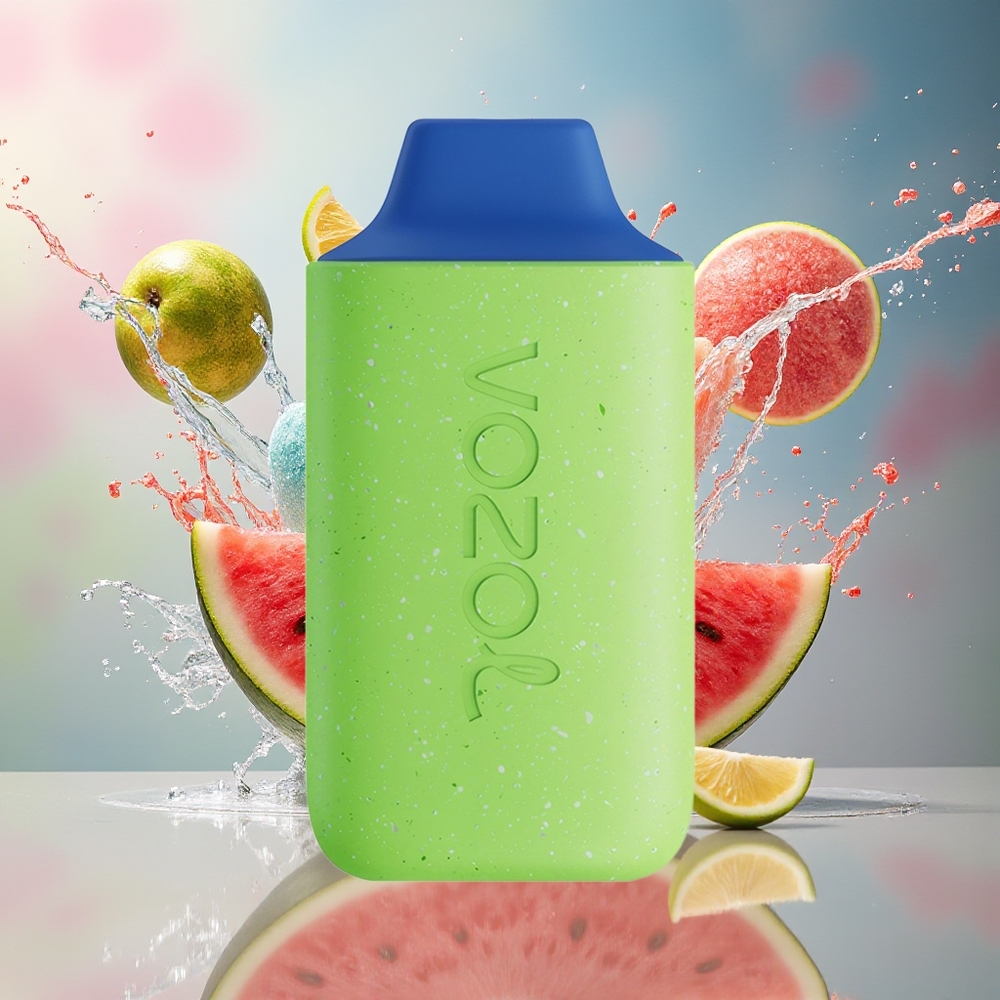 VOZOL STAR 6000 Engros Norge Vannmelon Tyggegummi 65% PCR Type-C 14ML 6000 Puffs
