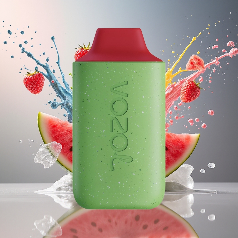 VOZOL STAR 6000 Norge Engros 65% PCR 14ML Type-C Bringebær Vannmelon