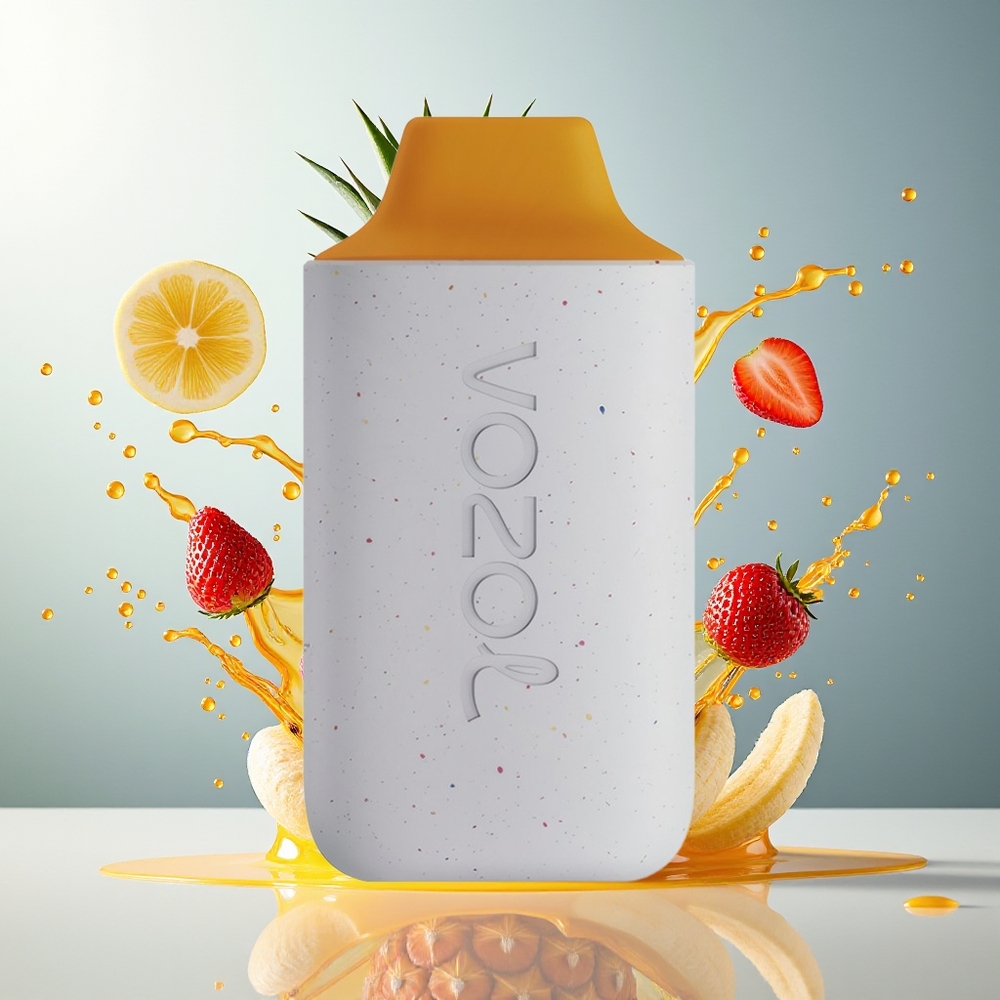 VOZOL STAR 6000 Norge Engros Ananas Jordbær Banan 65% PCR Type-C 14ML 6000 Puffs