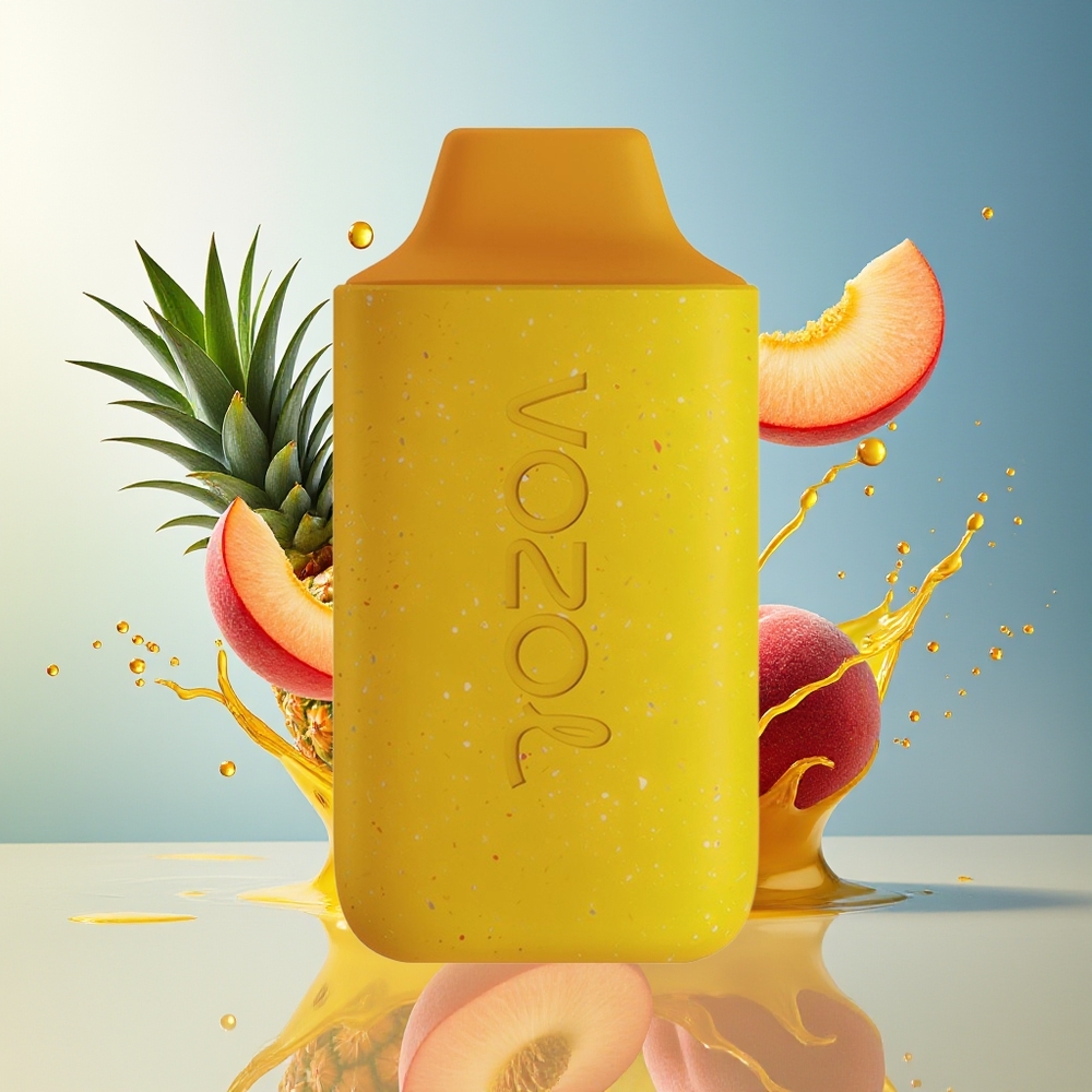 VOZOL STAR 6000 Norge Engros Mango Fersken Ananas 65% PCR Type-C 14ML 6000 Puffs