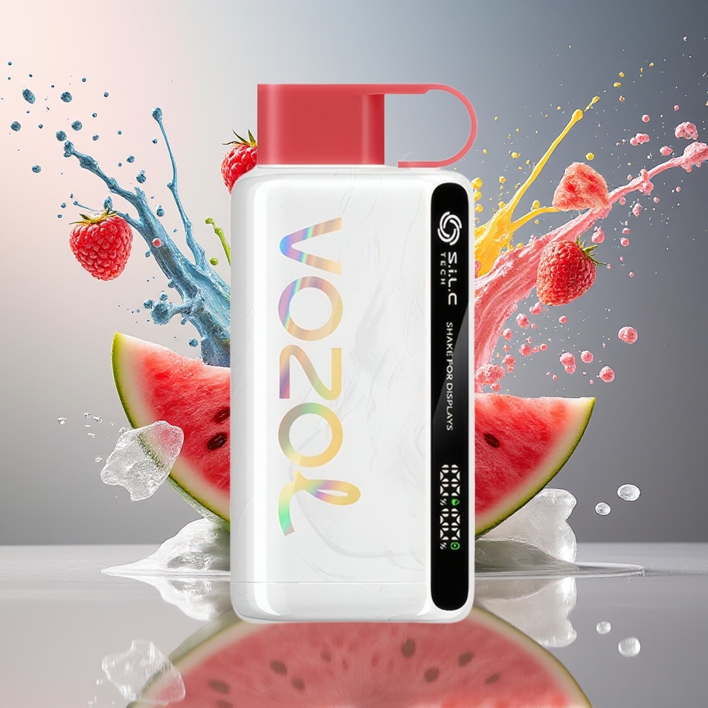 VOZOL STAR 9000/12000 Engangs Vape Bringebær Vannmelon Norge Engros 650mAh 9000/12000 Puffs