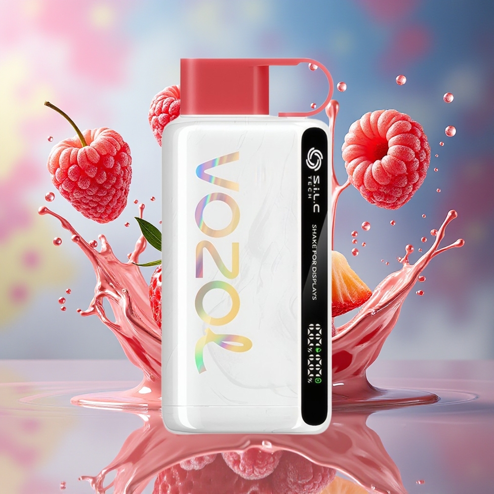 VOZOL STAR 9000/12000 Engangs Vape Jordbær Bringebær Kirsebær Norge Engros S.i.L.C TECH 650mAh