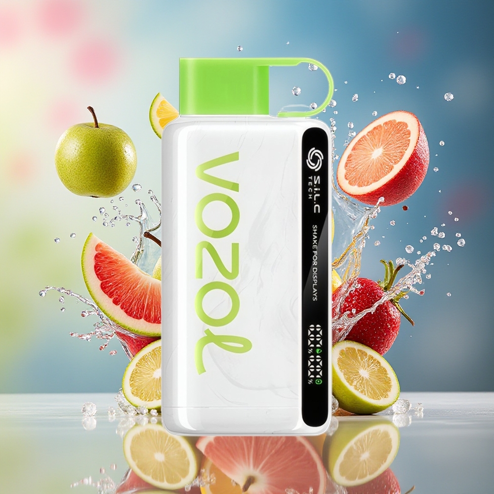 VOZOL STAR 9000/12000 Engangs Vape Sur Eple Is Norge Engros med 650mAh og 9000/12000 Puffs