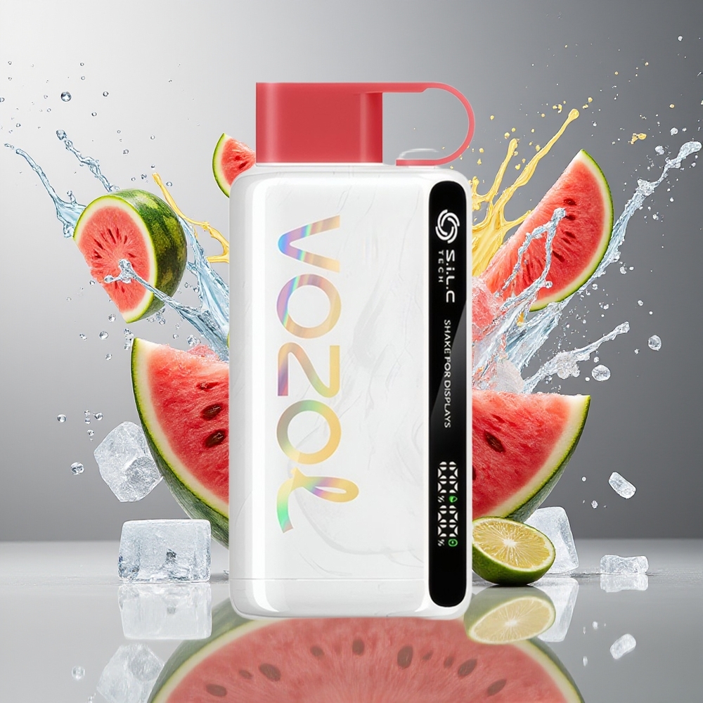 VOZOL STAR 9000/12000 Engangs Vape Vannmelon Is Norge Engros 650mAh 9000/12000 Puffs