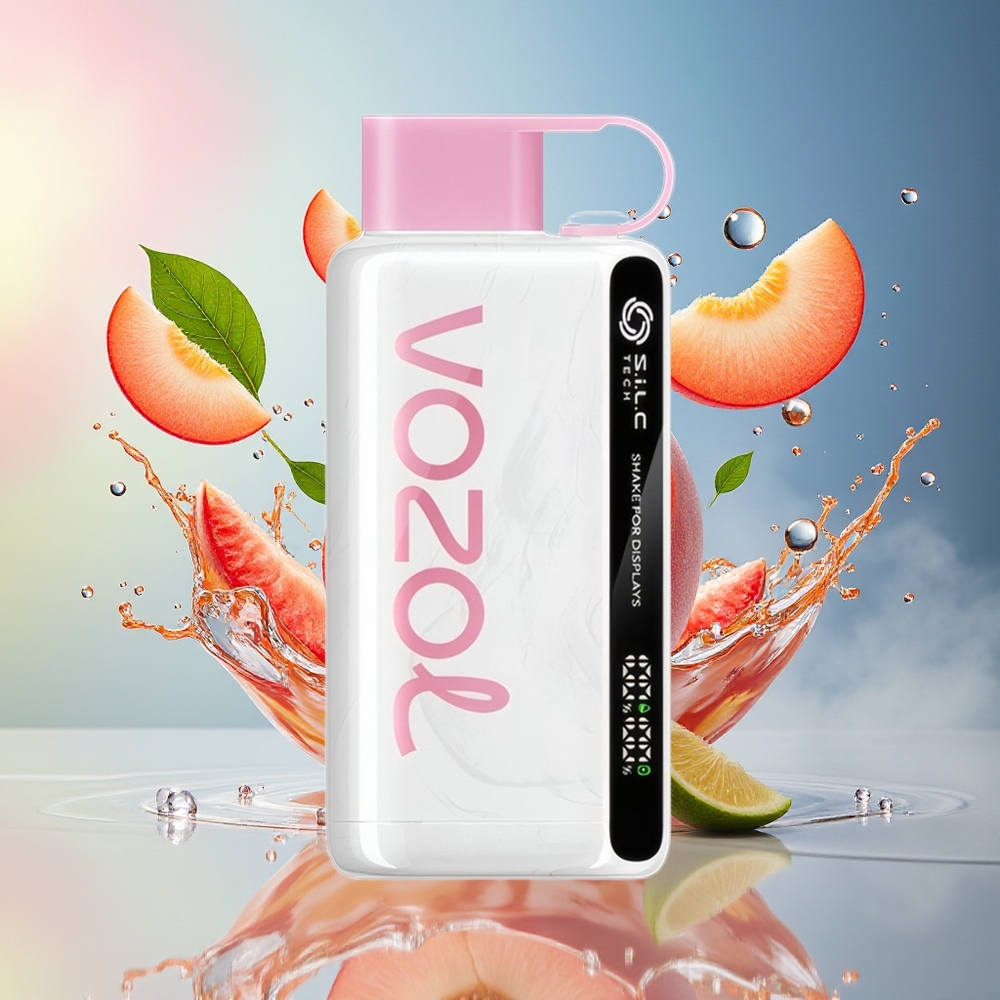 VOZOL STAR 9000/12000 Engtekk Norge Engros Fersken Is med 650mAh og S.i.L.C TECH