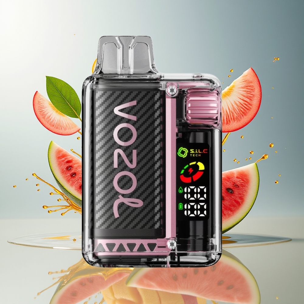 VOZOL Vista 20000 Puffs Norge Engros 650mAh 2% Nikotin Fersken Mango Vannmelon OLED MCU