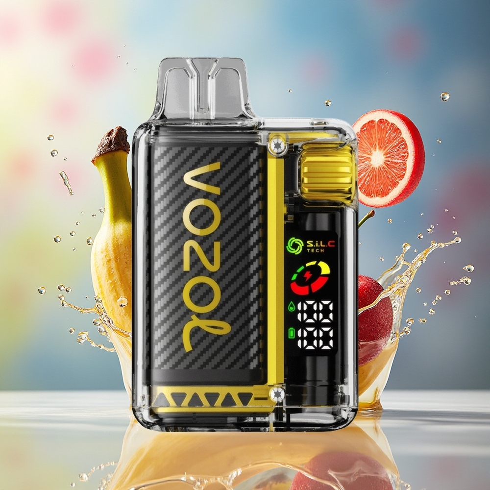 VOZOL Vista 20000 Puffs Norge Engros Dragonfrukt Banan Kirsebær Ladeskjerm Dual Mesh Coil