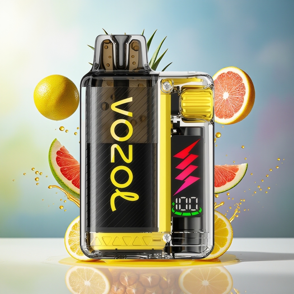 VOZOL VISTA PLUG 6000/10000 Engros Norge Ananas Sitron 360° Smak 650mAh 4-Watt