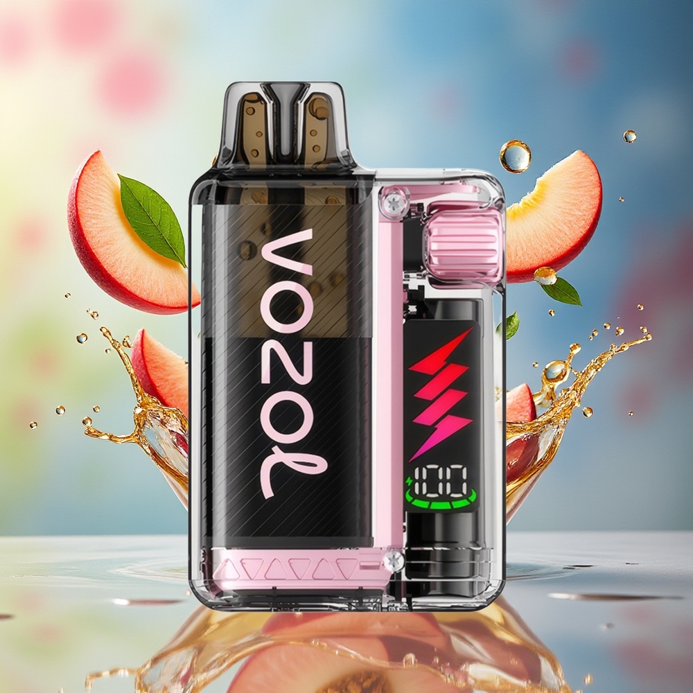 VOZOL VISTA PLUG 6000/10000 Engros Norge Eple Fersken 360° Smak 650mAh Skjerm