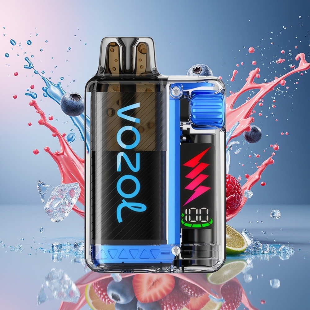 VOZOL VISTA PLUG 6000/10000 Norge Engros Blåbær Is 360° Smaksfrihet 650mAh Batteri
