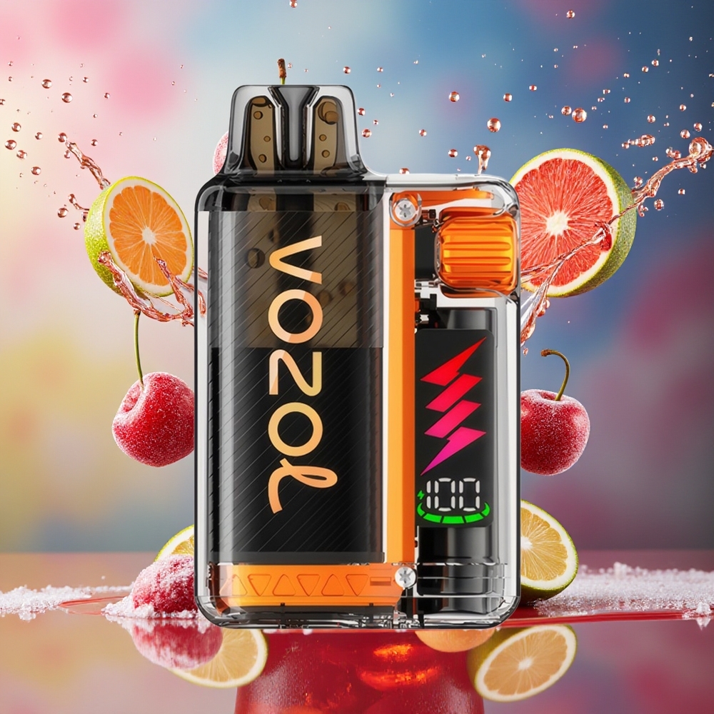 VOZOL VISTA PLUG 6000/10000 Norge Engros Engangsvape Kirsebær Cola med 4-Strømnivå og 26 Smaker