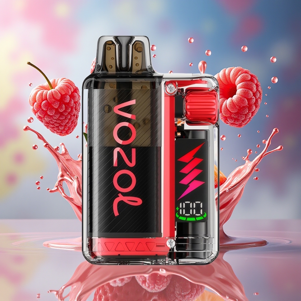 VOZOL VISTA PLUG 6000/10000 Norge Engros Jordbær Bringebær Kirsebær 650mAh Synlig Tank 4-Watt Kontroll