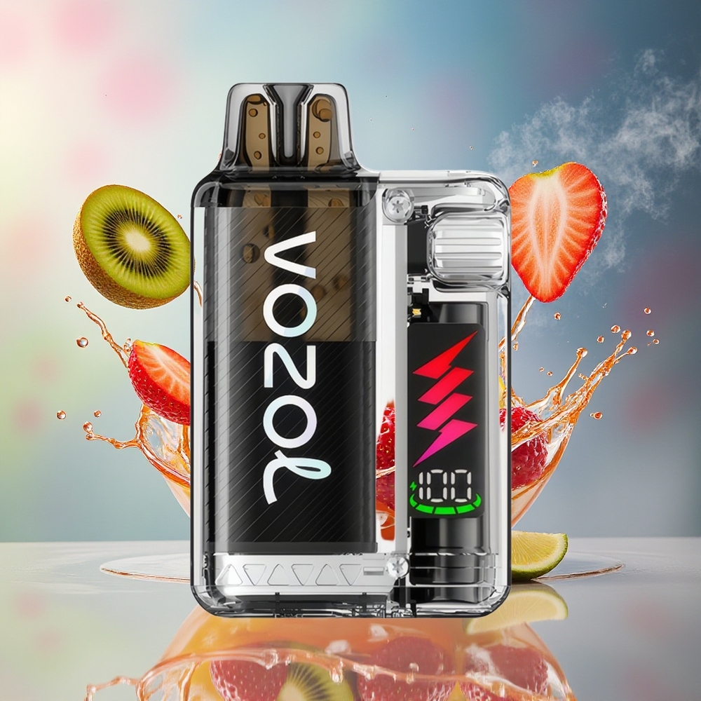 VOZOL VISTA PLUG 6000/10000 Norge Engros Jordbær Kiwi 360° Smakfrihet Synlig E-væske