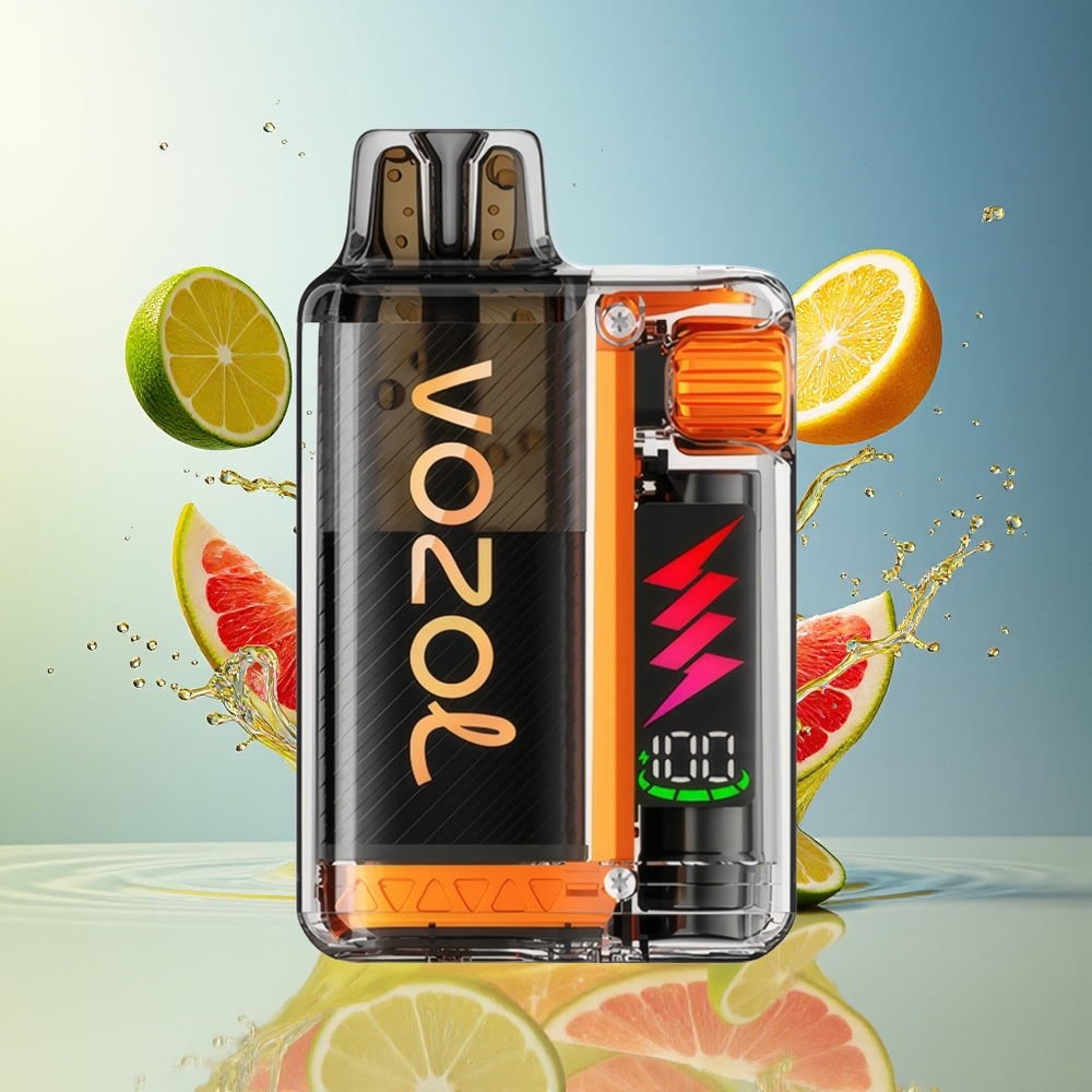 VOZOL VISTA PLUG 6000/10000 Norge Engros Sitron Lime 360° Smakfrihet Synlig E-Væske