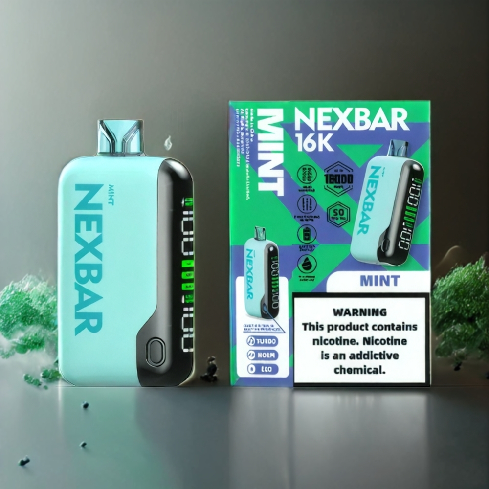 Wotofo NexBar 16000 Puffs Norge Engros Mynte Dual Mesh Type-C 20ml