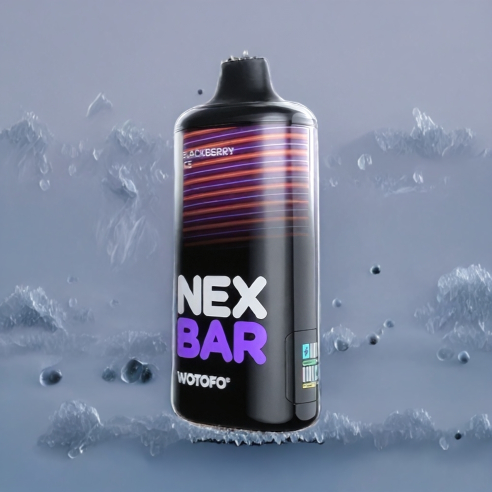Wotofo NexBar 18000 Norge Engros 21ml Dual nexMESH Type-C Bjørnebær Is