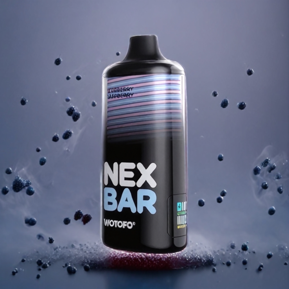 Wotofo NexBar 18000 Norge Engros Blåbær Bringebær Dual nexMESH 21ml 750mAh Type-C
