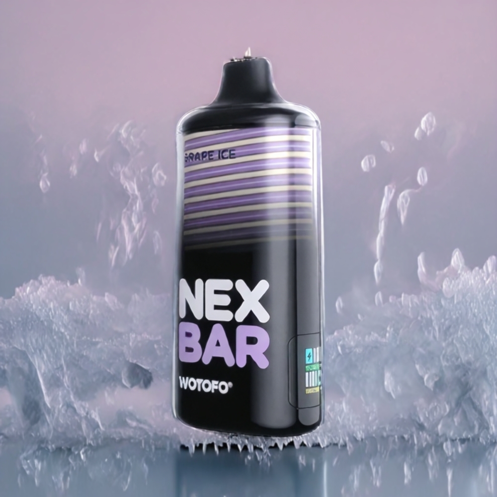 Wotofo NexBar 18000 Norge Engros Druer Is med Dual nexMESH og Type-C