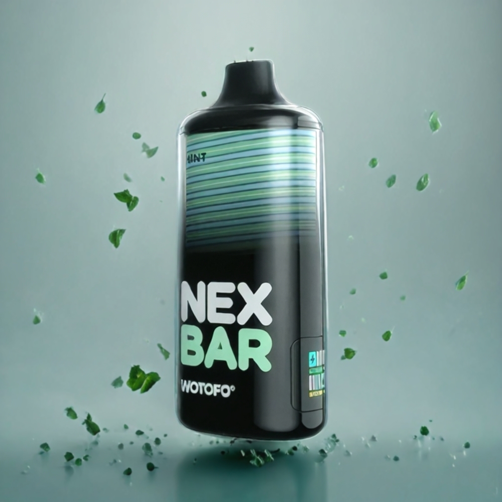 Wotofo NexBar 18000 Norge Engros Mynte 21ml Type-C Justerbar Luftstrøm Dual nexMESH