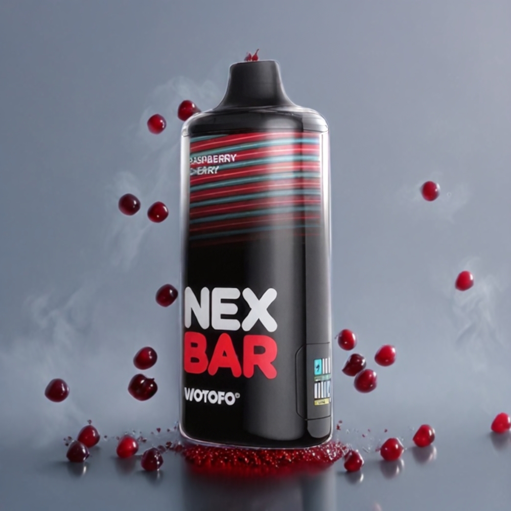 Wotofo NexBar 18000 Puffs Norge Engros Dual nexMESH 21ml Bringebær Kirsebær