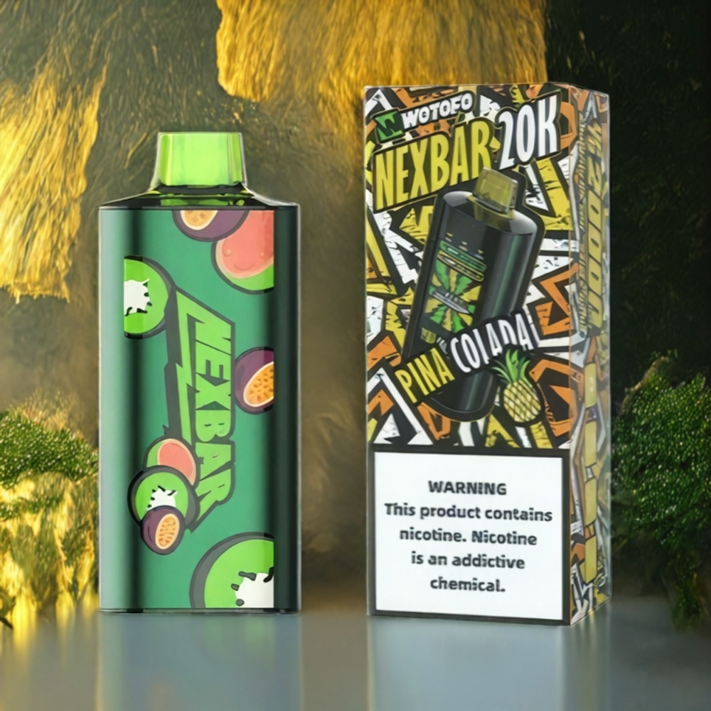 Wotofo NexBar 20000 Puffs Norge Engros 24ml Dual nexMESH Pina Colada