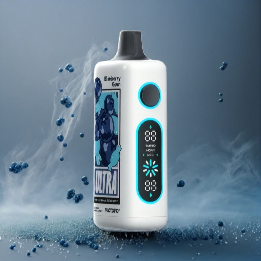 Wotofo Ultra 20000 DTL Norge Engros 22ml 0.6 Ohm Blåbærtuggummi